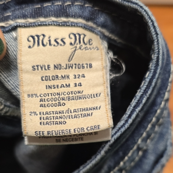 Miss Me Dark Blue Boot Cut Jeans - Picture 5 of 5